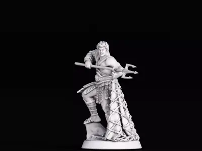 Retiarius Gladiator 3D print model