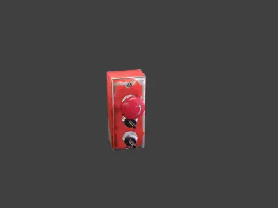 Panel Eectric 17 Low-poly 3D model