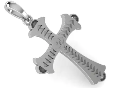CROSS PENDANT CR139 3D print model