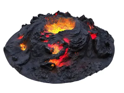 Craters Pack 6 3D model