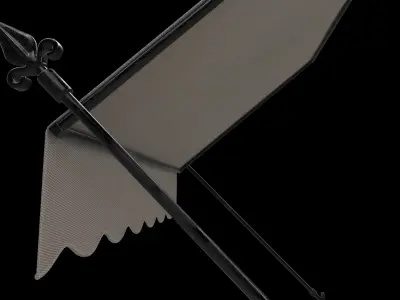 spearhed awning 01 3D model
