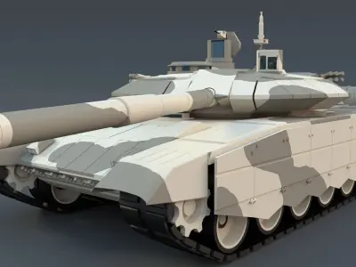 T90 MS 3D model