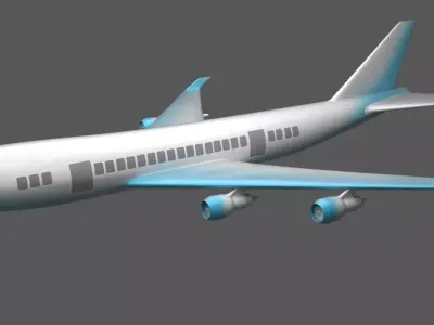 Boing 747 3D model