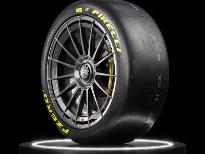 Pirelli Slick 245 620 R17 DM 3D model