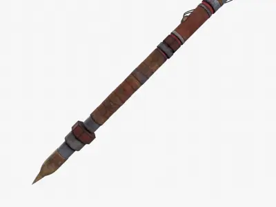 Apocalypse Axe Low-poly 3D model purchase