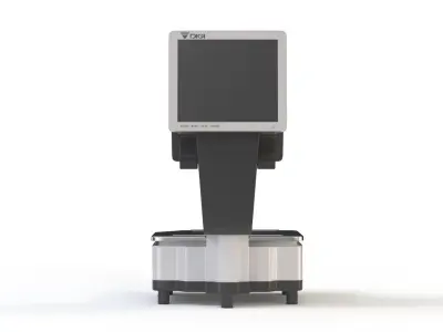 Electronic Market Scale 3D model