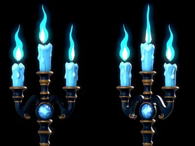 Spear  Low-poly 3D model