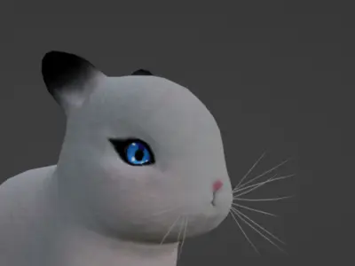 Rabbit Low-poly 3D model purchase