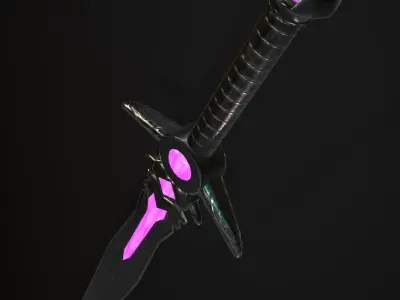 Sword Free low-poly 3D model 24