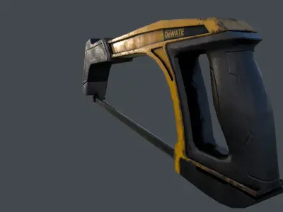 Saw and Hacksaw - PBR Game Ready Low-poly Low-poly 3D model