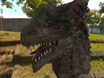 Dragon Young Blood Low-poly 3D model