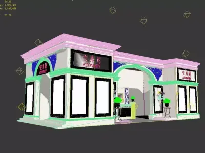 Exhibition - Area - 6X12-3DMAX2009-01 3D model