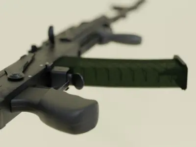  Beryl C Polish Assault Rifle  3D model