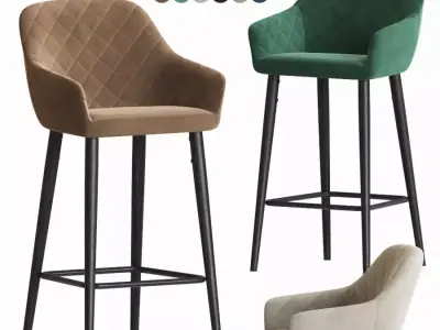 Antiba Bar Stool Onix Mebel 3D model