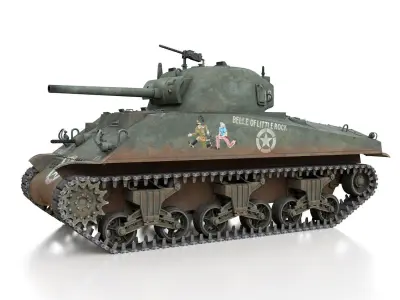 M4 Sherman - Belle of little Rock 3D model