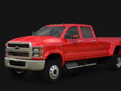2020 Chevrolet Silverado 4500HD Pickup 3D model