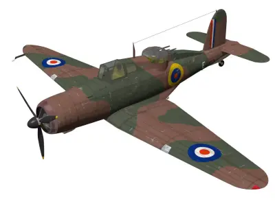 Blackburn Roc 3D model