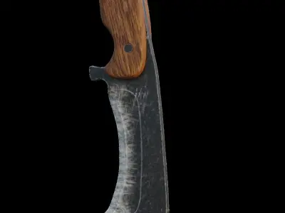 Hunting knife Free 3D model purchase