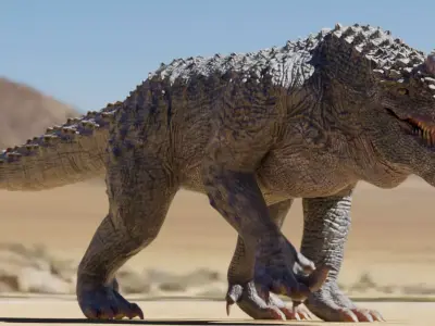 Gamourosaurus Free 3D model