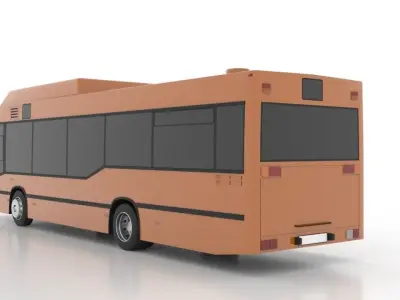 Mercedes-Benz O405N2K CNG Low Low-poly 3D model