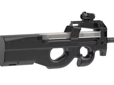 FN P90 3D model buy