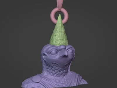 Horus Pendent 3d Print Model 3D print model