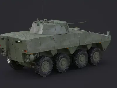 Patria AMV  KTO Rosomak 3D model
