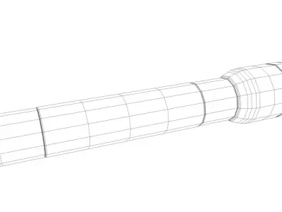 Flash Light Lamp Free 3D model