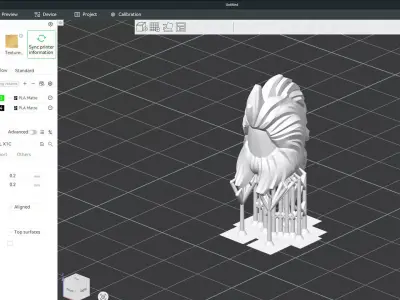 Custom3Dprint Minifigure Accessory - Minifigure Hair S2 - 039 3D print model