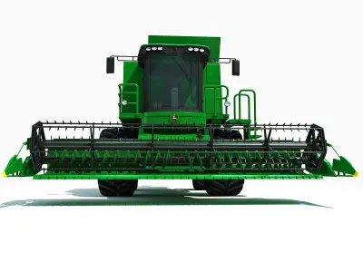 Collection of Green 2 Combines 3D model