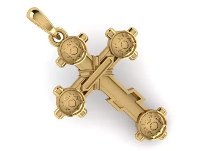 CROSS PENDANT CR186 3D print model