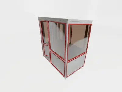 Free Industrial Cabin 3D Model  Multi-Format Download Free low-poly 3D model
