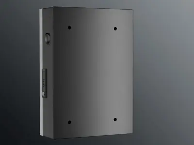 Cyberpunk - 3D Model of Tesla Charging Box  3D model