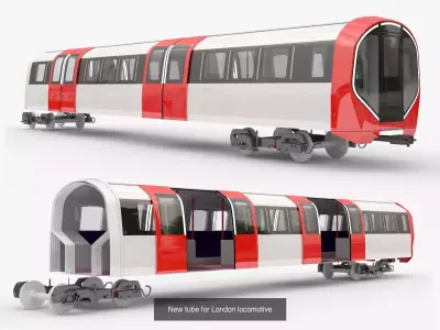 European metro trains 3D Model Pack