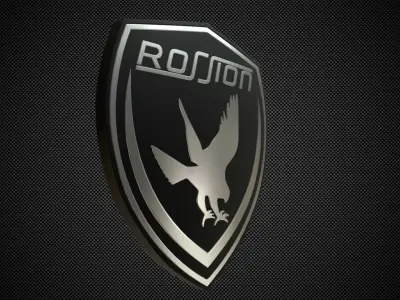 rossion logo 3D model