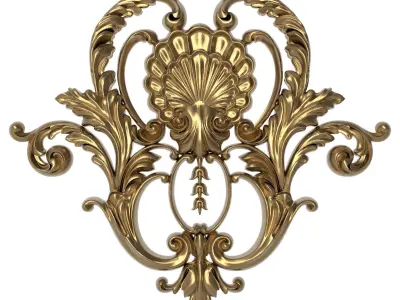 20 decorative pattern set ready for 3D printing 3D Model Pack