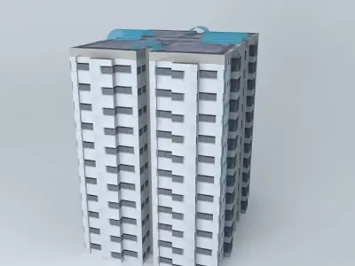 MP bhaban 4 Free 3D model