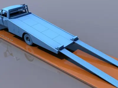 CHEVY C10 1968 TOW TRUCK 3D print model