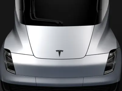 Tesla Semi 3axis 2018 3D model