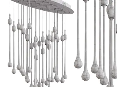Allure Chandelier 3D model