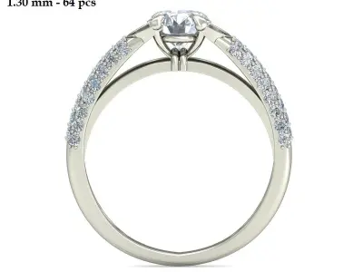 Wedding Ring  3D print model 151