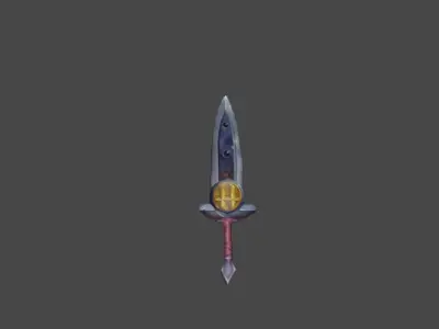 Zeloeman Sword A 69 Low-poly 3D model