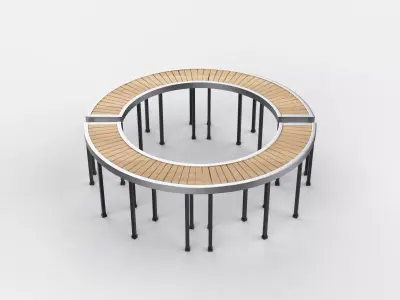 Sidewalk  System 02 3D model