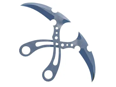 Knife Karambit  Low-poly 3D model