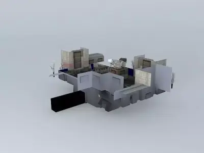 Lading machine shop Free 3D model