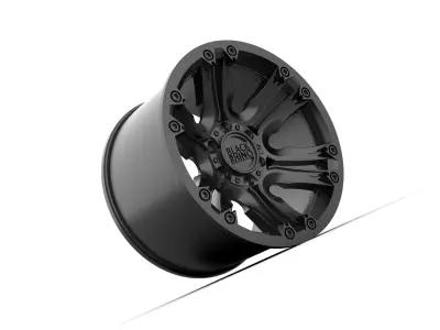 BLACK RHINO ASAGAI WHEEL RIM 3D print model