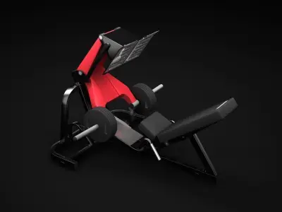 Leg Press 3D model