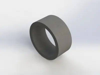 Grinding Wheel 11pol x 9pol x 5pol - Rebolo 11pol x 9pol x 5pol 3D model