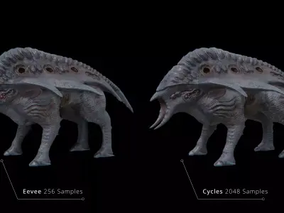 Behemoth Alien Creature Free 3D model
