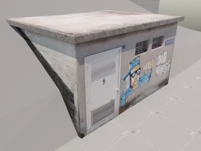 E10s Electrical Box 02 3D model